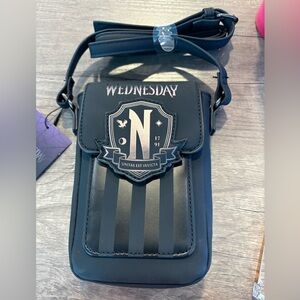 Primark Wednesday Black -Phone Crossbody Bag